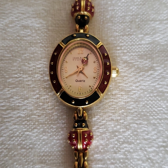 SOLD - Joan Rivers Ladybug Watch - Picture 1 of 5